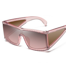 Fashion Design Square Plastic Frame Oversized Aviation Sunglasses